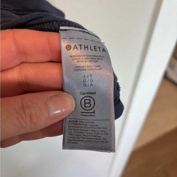 Athleta Women's Slate Blue Tank Top - Picture 5 of 5